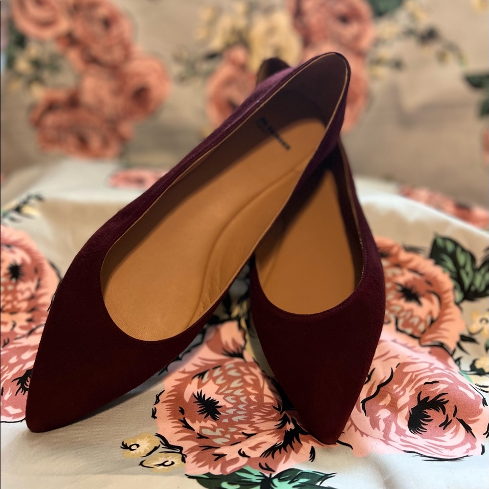 JIL Sander Suede flats
